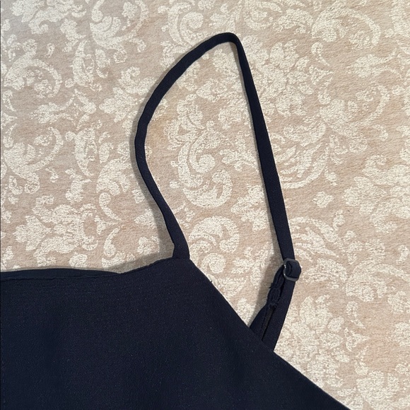 Monki ~ Dark Blue Tank Dress with Pockets - Picture 4 of 13